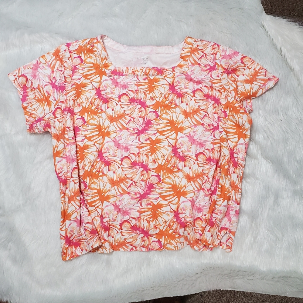 Kim Rogers tropical short sleeve